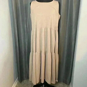 138. Xenana Tan Tank Dress, XL